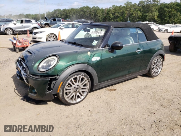 2017 MINI Convertible Cooper S with VIN WMWWG9C35H3C81271, listed as a Copart auction lot 59088335 with 101,181 mi miles and Salvage title. Bid and sale history available at DreamBid. Image 1.