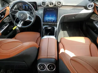 2022 Mercedes-Benz C 300 with VIN W1KAF4GB9NR009841, listed as a Copart auction lot 58415085 with 26,465 mi miles and Salvage title. Bid and sale history available at DreamBid. Image 8.