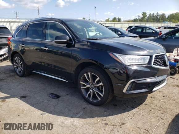 2020 Acura MDX w/Advance/Entertainment Pkg with VIN 5J8YD4H91LL011742, listed as a Copart auction lot 70460713 with 105,260 mi miles. Bid and sale history available at carsss.com. Image 4.
