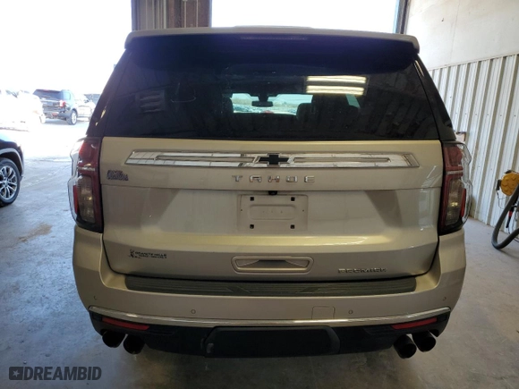 2021 Chevrolet Tahoe Premier with VIN 1GNSCSKD1MR151854, listed as a Copart auction lot 50471715 with 0 mi miles and Salvage Title. Bid and sale history available at carsss.com. Image 6.