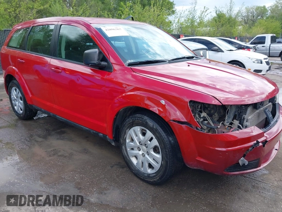 2013 Dodge Journey SE z VIN 3C4PDCAB4DT684886, wystawiony jako IAAI lot #42096367 z przebiegiem 177 338 mil mil oraz . Historia ofert i sprzedaży dostępna na DreamBid. Obrazek 1.