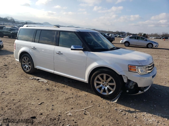 2012 Ford Flex Limited with VIN 2FMGK5DC6CBD14440, listed as a Copart auction lot 85931854 with 212,445 mi miles and Salvage Title. Bid and sale history available at carsss.com. Image 4.