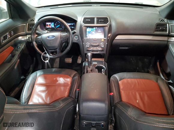 2019 Ford Explorer XLT with VIN 1FM5K7D86KGA08134, listed as a Copart auction lot 49121495 with 130,240 mi miles and Clean Title. Bid and sale history available at carsss.com. Image 8.