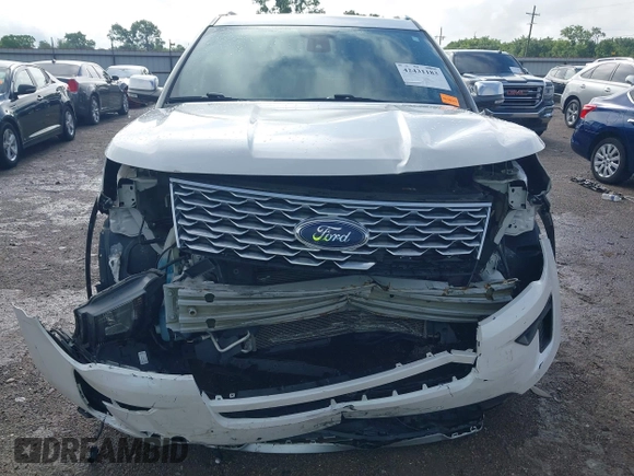 2018 Ford Explorer Platinum with VIN 1FM5K8HT1JGB05258, listed as a IAAI auction lot 42431183 with 73,449 mi miles and . Bid and sale history available at DreamBid. Image 6.
