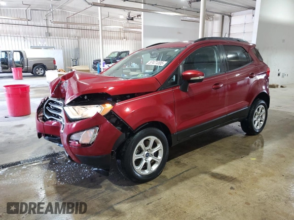2020 Ford EcoSport SE z VIN MAJ6S3GL3LC387254, wystawiony jako Copart lot #57471395 z przebiegiem 9461 mil mil oraz Szkody całkowita. Historia ofert i sprzedaży dostępna na DreamBid. Obrazek 1.