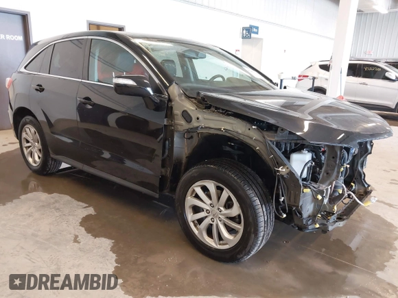 2017 Acura RDX with VIN 5J8TB4H36HL020102, listed as a IAAI auction lot 41463764 with 55,172 mi miles. Bid and sale history available at carsss.com. Image 1.