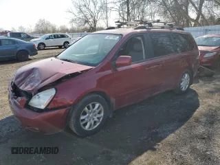 2008 Kia Sedona LX with VIN KNDMB233486207397, listed as a Copart auction lot 48317505 with Not Provided miles and Clean Title. Bid and sale history available at carsss.com. Image 1.