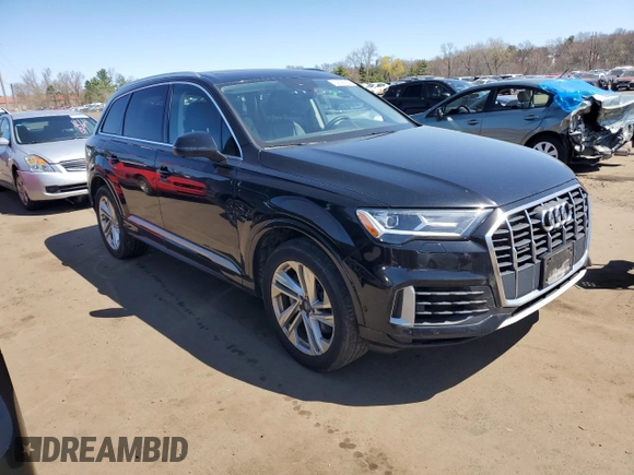 2020 Audi Q7 Premium Plus with VIN WA1LXAF73LD003064, listed as a Copart auction lot 52695705 with 90,564 mi miles and Clean Title. Bid and sale history available at carsss.com. Image 4.