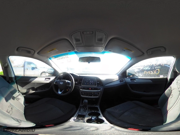 2019 Hyundai Sonata SE with VIN 5NPE24AF9KH755681, listed as a IAAI auction lot 41456521 with 128,345 mi miles. Bid and sale history available at carsss.com. Image 21.