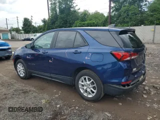 2022 Chevrolet Equinox LS with VIN 3GNAXHEV7NS160533, listed as a Copart auction lot 60914345 with 31,803 mi miles and Salvage title. Bid and sale history available at DreamBid. Image 2.