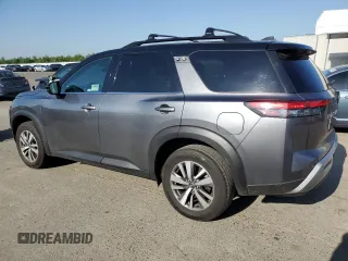 2023 Nissan Pathfinder SL with VIN 5N1DR3CAXPC223180, listed as a Copart auction lot 54917625 with 23,421 mi miles and Salvage title. Bid and sale history available at DreamBid. Image 2.