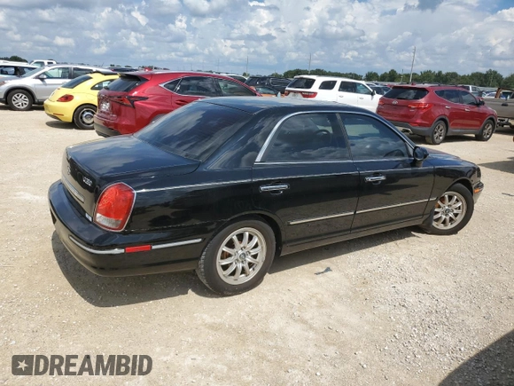 2003 Hyundai XG z VIN KMHFU45E63A237497, wystawiony jako Copart lot #74299524 z przebiegiem Nie podano mil oraz Szkody całkowita. Historia ofert i sprzedaży dostępna na DreamBid. Obrazek 3.