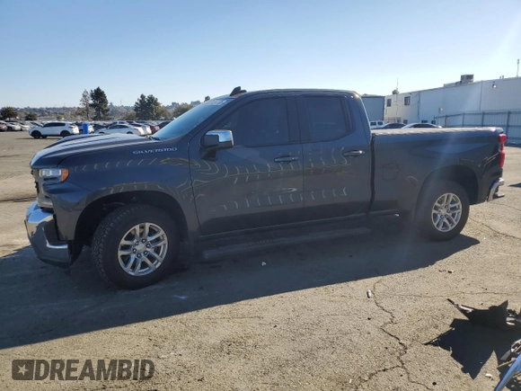 2019 Chevrolet Silverado 1500 LT with VIN 1GCVWCEDXKZ199624, listed as a Copart auction lot 42417525 with 42,016 mi miles and Salvage Title. Bid and sale history available at DreamBid. Image 1.