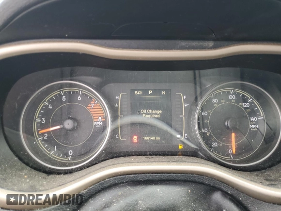 2016 Jeep Cherokee Latitude with VIN 1C4PJMCS6GW255260, listed as a Copart auction lot 56586945 with 166,148 mi miles and Clean title. Bid and sale history available at DreamBid. Image 9.