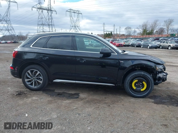 2023 Audi Q5 S line Premium with VIN WA1GAAFY5P2137099, listed as a IAAI auction lot 41731383 with 17,140 mi miles. Bid and sale history available at carsss.com. Image 14.