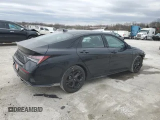 2025 Hyundai Elantra N Line z VIN KMHLR4DF5SU872495, wystawiony jako Copart lot #49594045 z przebiegiem 532 mil mil oraz Szkoda całkowita • Salvage title. Historia ofert i sprzedaży dostępna na DreamBid. Obrazek 3.