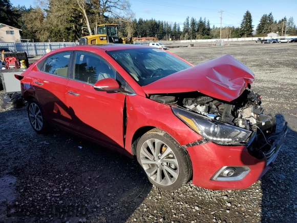2022 Hyundai Accent Limited with VIN 3KPC34A64NE157267, listed as a Copart auction lot 84203064 with 37,075 mi miles and Salvage Title. Bid and sale history available at carsss.com. Image 4.
