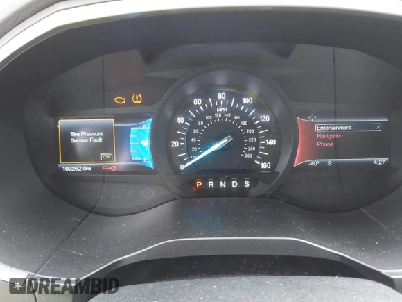 2015 Ford Edge SEL with VIN 2FMTK4J91FBC40575, listed as a IAAI auction lot 41895416 with 103,262 mi miles. Bid and sale history available at carsss.com. Image 7.