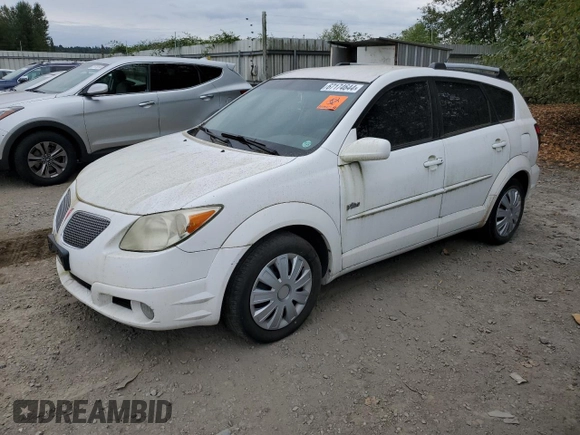 2005 Pontiac Vibe with VIN 5Y2SL638X5Z413647, listed as a Copart auction lot 67174644 with 246,851 mi miles and Clean Title. Bid and sale history available at carsss.com. Image 1.
