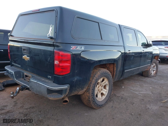 2015 Chevrolet Silverado 1500 LTZ with VIN 3GCUKSEC2FG291714, listed as a IAAI auction lot 41240086 with 169,395 mi miles. Bid and sale history available at carsss.com. Image 4.
