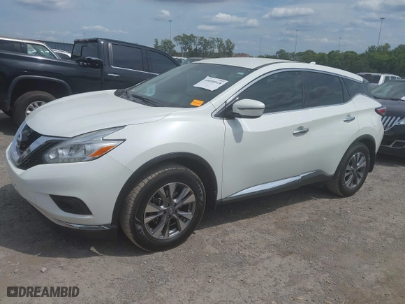 2016 Nissan Murano SV with VIN 5N1AZ2MG7GN152573, listed as a IAAI auction lot 40098918 with 89,953 mi miles. Bid and sale history available at carsss.com. Image 18.