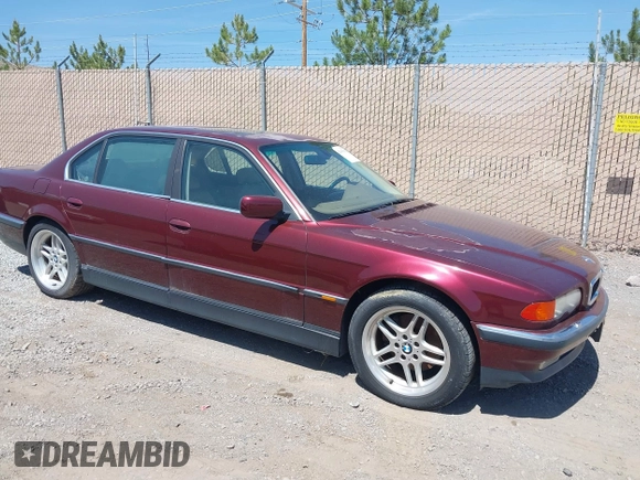 2000 BMW 7 Series 740iL with VIN WBAGH8349YDP07409, listed as a IAAI auction lot 42465862 with Not provided miles and . Bid and sale history available at DreamBid. Image 1.