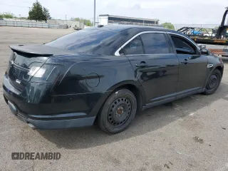 2010 Ford Taurus SHO with VIN 1FAHP2KT5AG105410, listed as a Copart auction lot 55343835 with Not provided miles and Salvage title. Bid and sale history available at DreamBid. Image 3.