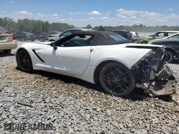 2015 Chevrolet Corvette 2LT with VIN 1G1YD3D71F5106140, listed as a Copart auction lot 61852534 with 93,008 mi miles and Salvage Title. Bid and sale history available at carsss.com. Image 2.