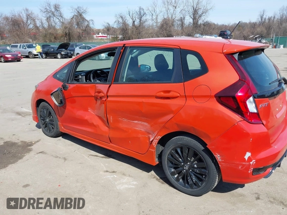 2018 Honda Fit Sport with VIN 3HGGK5H68JM717180, listed as a IAAI auction lot 41751424 with 35,011 mi miles. Bid and sale history available at carsss.com. Image 17.