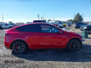 2023 Tesla Model Y Performance with VIN 7SAYGDEF5PF968855, listed as a IAAI auction lot 41499334 with 37,032 mi miles and . Bid and sale history available at DreamBid. Image 13.