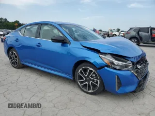 2025 Nissan Sentra SR с VIN 3N1AB8DV0SY269128, выставлен на аукционе Copart как лот 57147435 с пробегом 393 миль миль и Списание • Salvage title. История ставок и продаж доступна на DreamBid. Изображение 4.