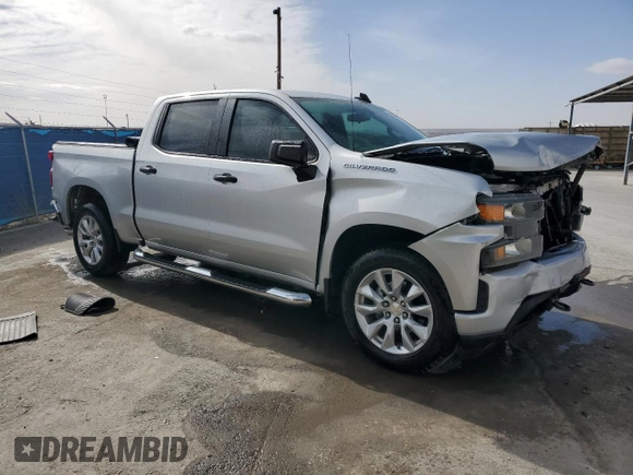 2020 Chevrolet Silverado 1500 Custom with VIN 3GCPWBEH0LG163237, listed as a Copart auction lot 45110465 with 79,285 mi miles and Clean Title. Bid and sale history available at carsss.com. Image 4.