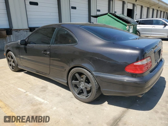 2001 Mercedes-Benz CLK 320/430 z VIN WDBLJ70GX1F171822, wystawiony jako Copart lot #57683415 z przebiegiem 152 154 mil mil oraz Szkoda całkowita • Salvage title. Historia ofert i sprzedaży dostępna na DreamBid. Obrazek 2.
