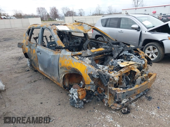 2018 Nissan Rogue SV with VIN KNMAT2MV0JP566634, listed as a IAAI auction lot 41858123 with 1 mi miles. Bid and sale history available at carsss.com. Image 1.