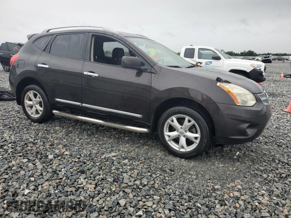 2011 Nissan Rogue SV with VIN JN8AS5MT5BW159813, listed as a Copart auction lot 52286965 with 0 mi miles and Salvage Title. Bid and sale history available at carsss.com. Image 4.