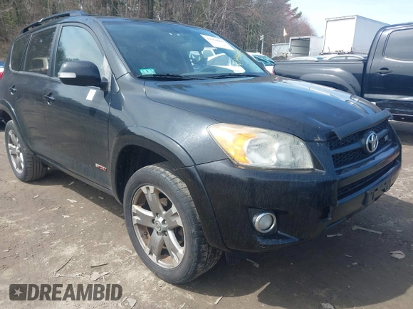 2011 Toyota RAV4 Sport with VIN JTMRK4DV2B5100735, listed as a IAAI auction lot 41954993 with 330,332 mi miles. Bid and sale history available at carsss.com. Image 1.