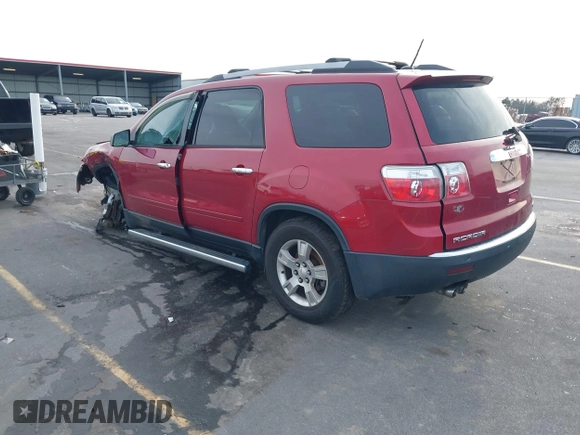2012 GMC Acadia SLE with VIN 1GKKVPED4CJ164482, listed as a IAAI auction lot 41486226 with 183,798 mi miles. Bid and sale history available at carsss.com. Image 3.
