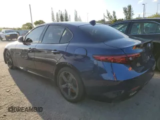 2018 Alfa Romeo Giulia with VIN ZARFAEBN5J7582236, listed as a Copart auction lot 49299943 with 45,736 mi miles. Bid and sale history available at carsss.com. Image 2.