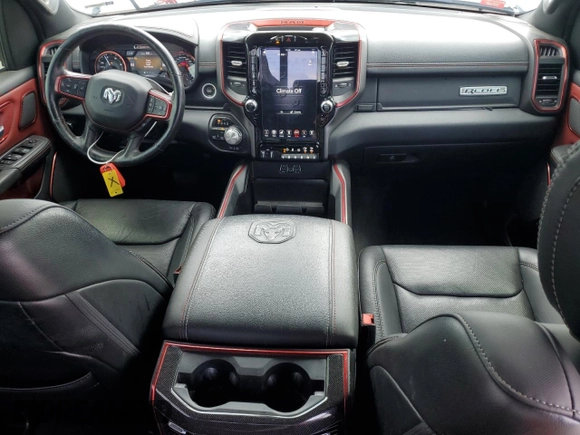 2020 Ram 1500 Rebel with VIN 1C6SRFLM1LN230872, listed as a Copart auction lot 55671585 with 97,202 mi miles and Salvage title. Bid and sale history available at DreamBid. Image 8.