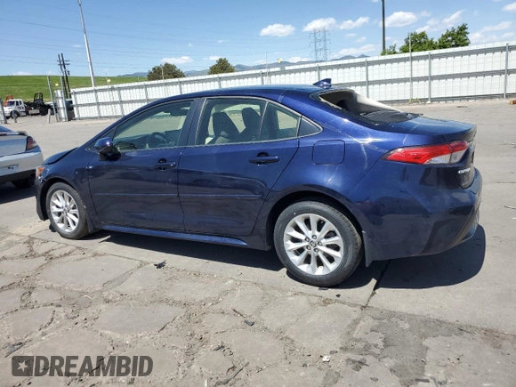 2021 Toyota Corolla LE with VIN JTDVPMAE9MJ121337, listed as a Copart auction lot 56254894 with 11,976 mi miles and Salvage Title. Bid and sale history available at DreamBid. Image 2.