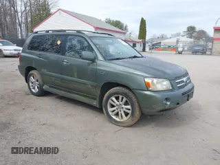 2007 Toyota Highlander Hybrid w/3rd Row with VIN JTEEW21A470047450, listed as a IAAI auction lot 42070268 with 1 mi miles. Bid and sale history available at carsss.com. Image 1.