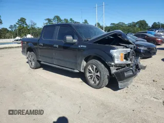 2020 Ford F-150 XL with VIN 1FTEW1C42LFA54457, listed as a Copart auction lot 80918224 with 94,661 mi miles and Salvage Title. Bid and sale history available at carsss.com. Image 4.