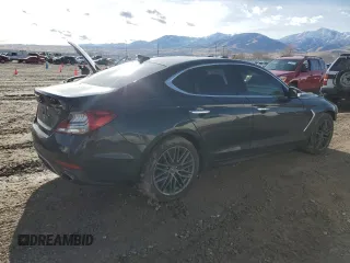 2019 Genesis G70 Advanced with VIN KMTG54LE3KU030847, listed as a Copart auction lot 87334384 with 41,831 mi miles and Salvage title. Bid and sale history available at DreamBid. Image 3.