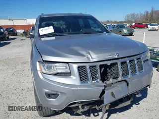 2014 Jeep Grand Cherokee Overland with VIN 1C4RJECG9EC206787, listed as a IAAI auction lot 41730875 with 194,196 mi miles. Bid and sale history available at carsss.com. Image 6.