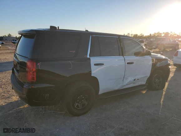 2019 Chevrolet Tahoe Commercial with VIN 1GNLCDEC1KR333554, listed as a Copart auction lot 81574464 with 0 mi miles and Salvage Title. Bid and sale history available at carsss.com. Image 3.