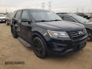 2016 Ford Utility Police Interceptor with VIN 1FM5K8AR1GGA71961, listed as a Copart auction lot 79677404 with 125,639 mi miles and Salvage Title. Bid and sale history available at carsss.com. Image 4.
