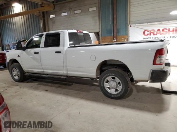 2024 Ram 2500 Tradesman with VIN 3C6UR5HL6RG328526, listed as a Copart auction lot 53065585 with 4,641 mi miles and Salvage title. Bid and sale history available at DreamBid. Image 2.