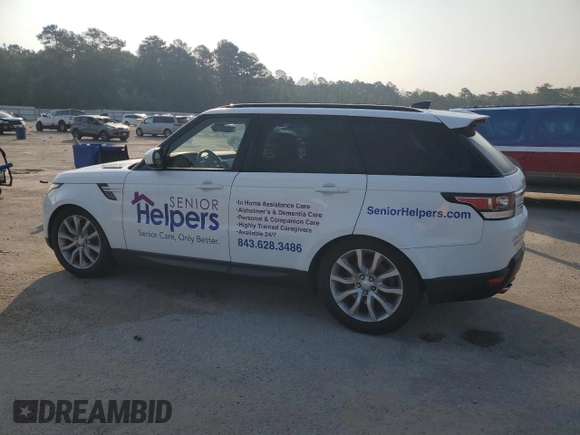 2017 Land Rover Range Rover Sport HSE with VIN SALWR2FV7HA169106, listed as a Copart auction lot 58824265 with 95,212 mi miles and Clean title. Bid and sale history available at DreamBid. Image 2.