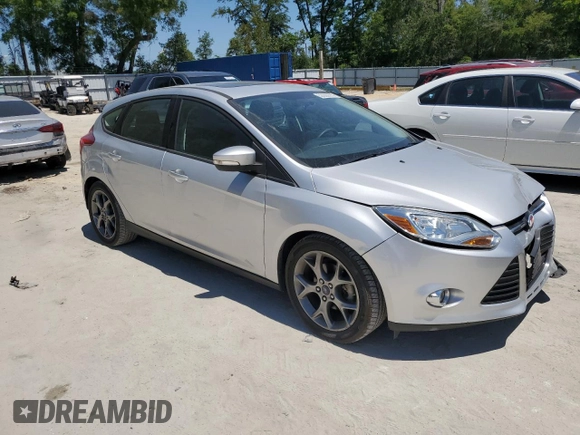 2013 Ford Focus SE with VIN 1FADP3K23DL114680, listed as a Copart auction lot 53332295 with 37,046 mi miles and Salvage Title. Bid and sale history available at carsss.com. Image 4.
