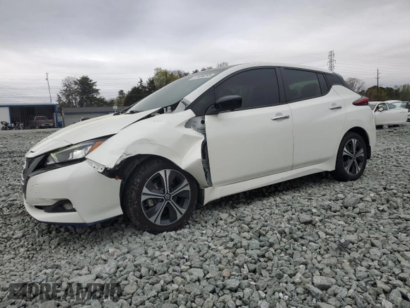 2022 Nissan LEAF SV Plus with VIN 1N4BZ1CV4NC559946, listed as a Copart auction lot 51489295 with 52,981 mi miles and Salvage Title. Bid and sale history available at DreamBid. Image 1.
